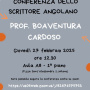 CONFERENZA DELLO SCRITTORE ANGOLANO BOAVENTURA CARDOSO